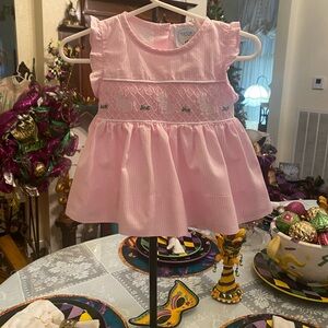 Sugar Dumplin Kids Pink Gingham Dress size 9 months